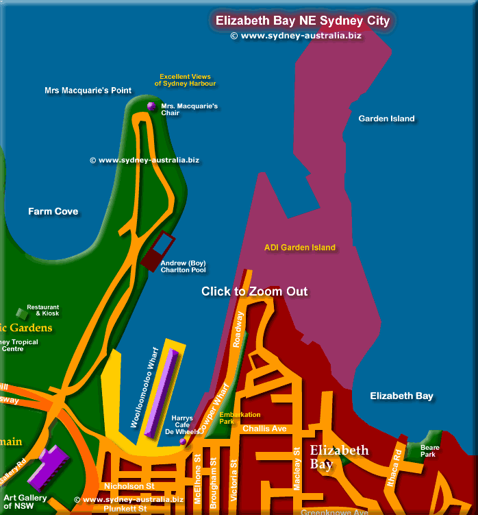 Map Sydney Australia - Click