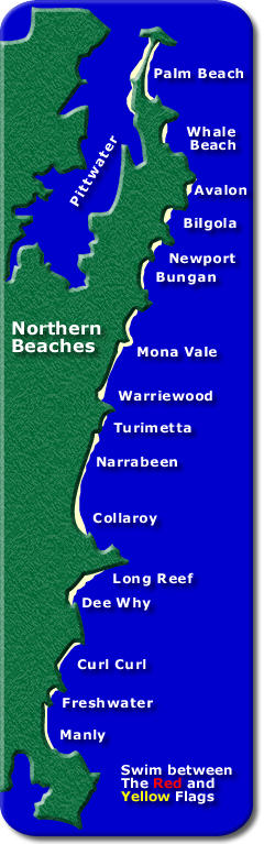 Sydney Northern Beaches Map