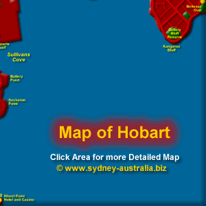 South East Hobart Map - Click to Zoom
