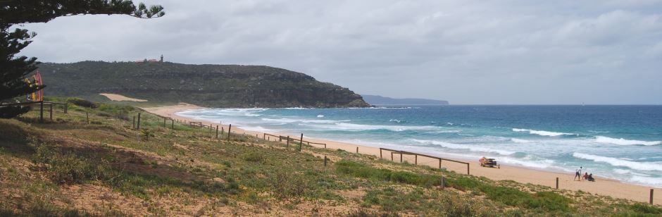 Palm Beach in the north of the Sydney Region: Beyond the lighthouse is the Hawkesbury