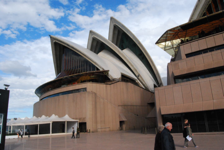 Familiar Shapes of the Ocean, Sea and Sky add to the visual impact of the Opera House