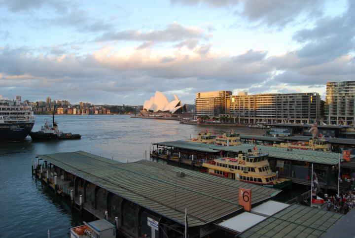 Evening Light and a busy Sydney Harbour