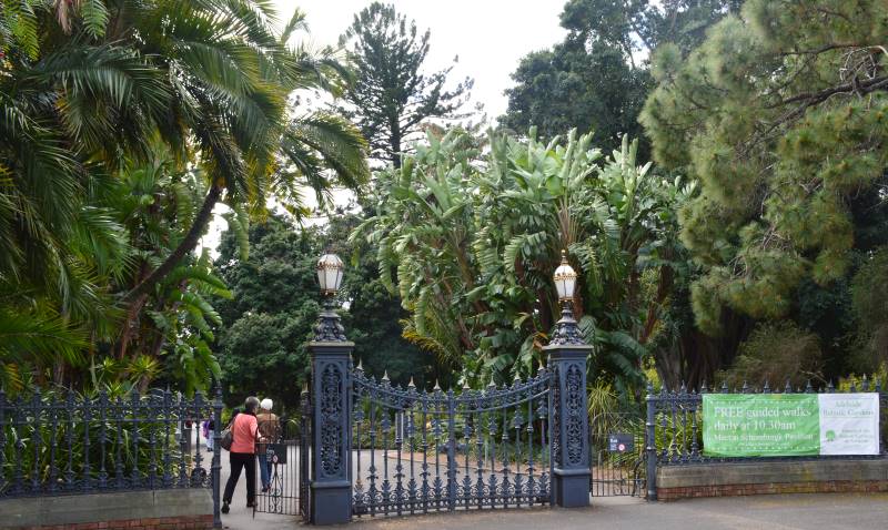 Main Gate to the Garden on the North Terrace, Adelaide CBD