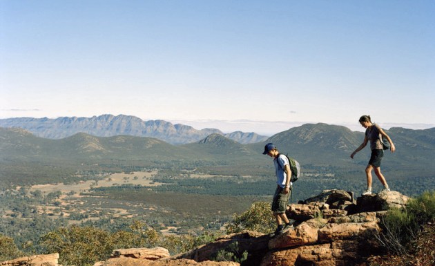 Mt Ohlssen Bagge Hike on the Flinders Ranges - Copyright Tourism Australia