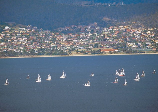 Hobart Sailing on the Harbour