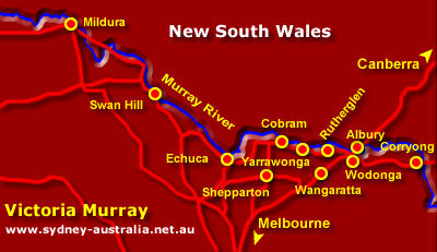 Map of the Murray Region
