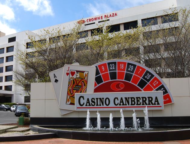 The Canberra Casino and Crowne Plaza are on the City Walk