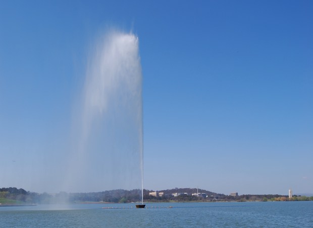 Lake Burley Griffin in Canberra ACT