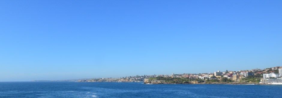 Stunning scenery is to be seen along the Eastern Beaches Walk from Bondi to La Perouse.