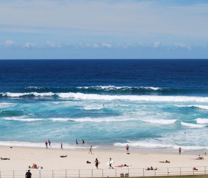 Great Views of the Ocean and Beach at the Bondi Places to Eat