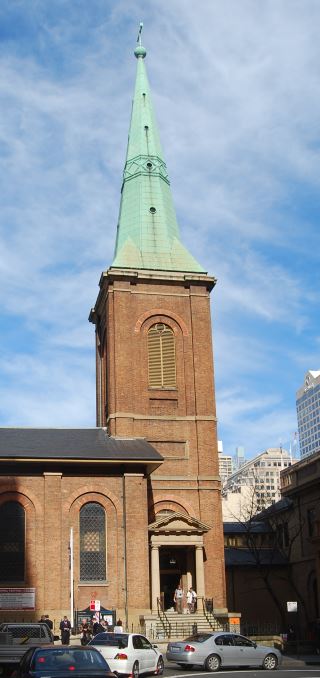 St James Church Steeple with Copper Sheathing