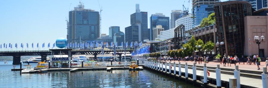 Both East and West can be found at Darling Harbour Places to Eat