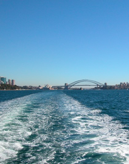 View of the City and the Sydney Harbour Bridge