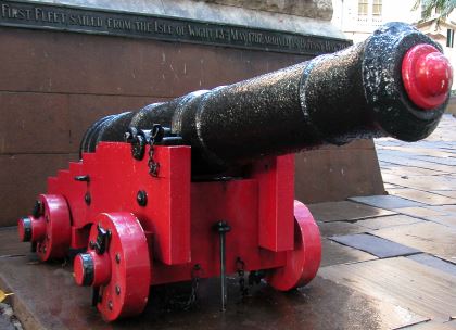 Cannon from the HMS Sirius