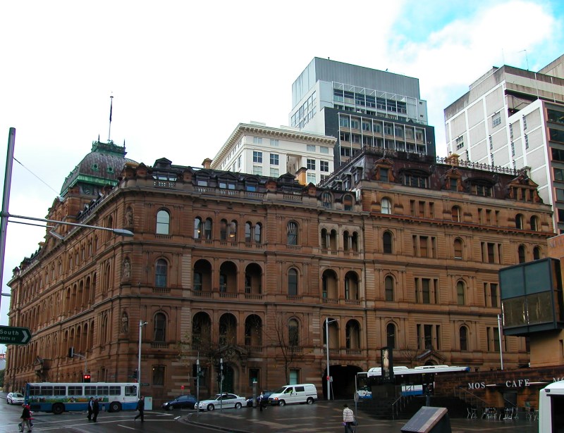 The Colonial Chief Secretary’s Building on Phillip and Bridge Streets.