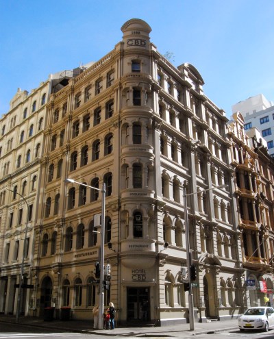 The Hotel CBD, opened in 1892 and is now a place to gather, eat and drink