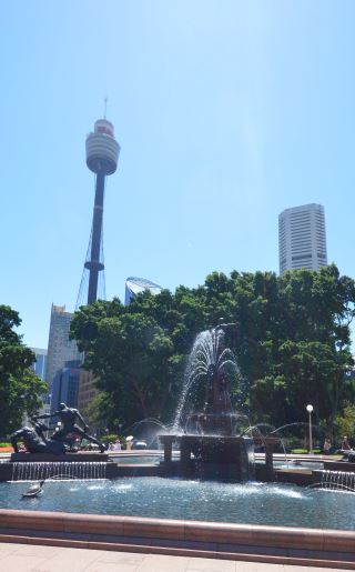 Hyde Park and the Archibald Fountain