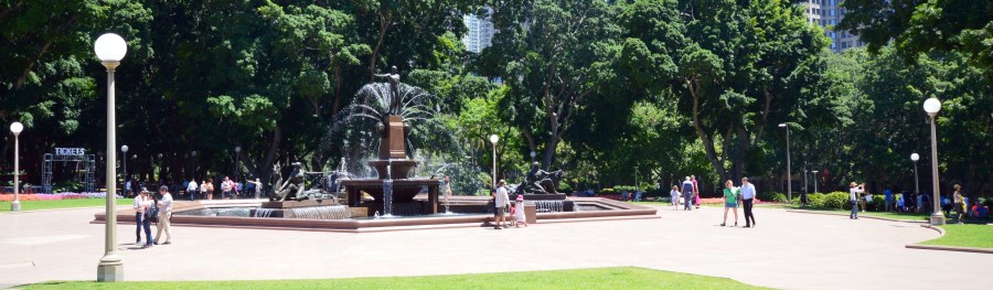 Archibald Fountain at Hyde Park, Sydney Australia