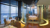 Shangri-La Hotel Altitude Restaurant with views of the Sydney Opera House