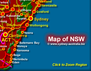 South East NSW Map - Click to Zoom