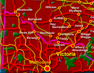 South West NSW Map - Click to Zoom