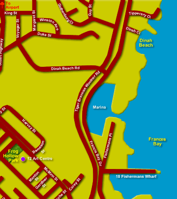 North East Map of Darwin - Click to Zoom