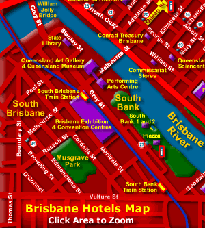 Brisbane City Hotels South West - Click to Zoom