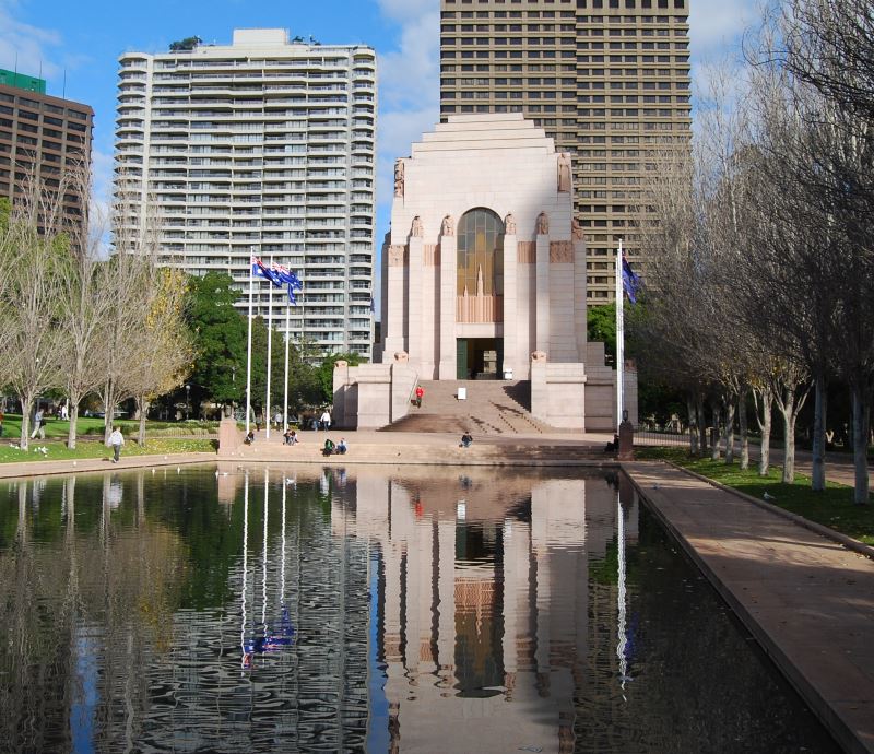 ANZAC War Memorial and Reflection at Sydney Hyde Park