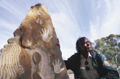 Badger Bates, noted Aboriginal Artist and Tour Guide