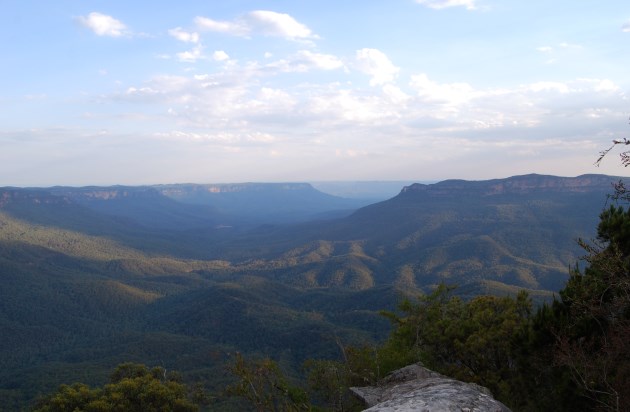 Blue Mountains Valley with its Bluish Tinge.
