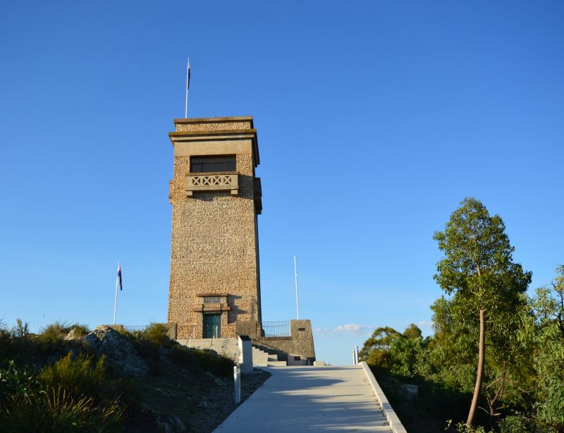 The Rocky Hill Tower at the Goulburn War Memorial Museum