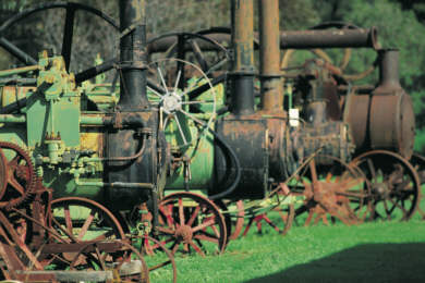 Locomotive engines in Museum, Orange NSW
