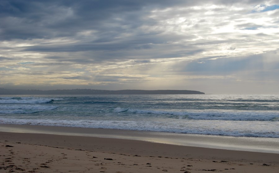 Even on a cloudy morning, Pambula Beach gives nice views, South Coast of NSW
