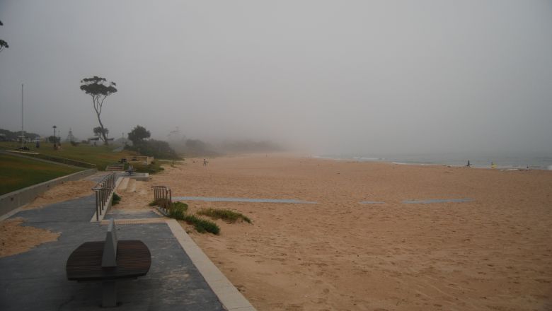 South Mollymook Beach on a Misty Summer Morning.
