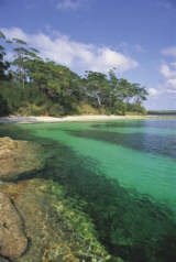 Secluded beach at Jervis Bay, Shoalhaven, South Coast