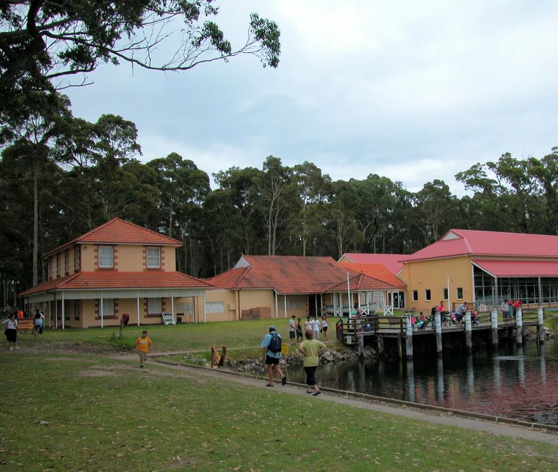 The waterfront at the Jervis Bay Maritime Museum