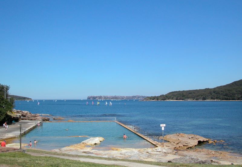 You can find Rock Pools for Swimming and Beaches at many places on Sydney Harbour
