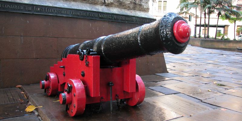 The Cannon from the First Fleet Ship, HMS Sirius