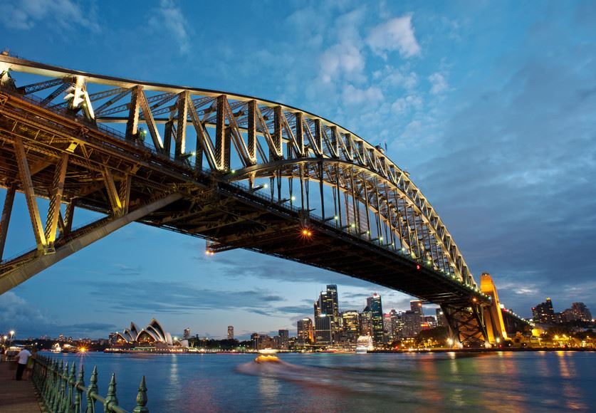 Special Place: Sydney has a beautiful harbour. On its shores is the Sydney Opera House and crossing it is the Sydney Harbour Bridge. Photo: Masaru Kitano snaK Productions