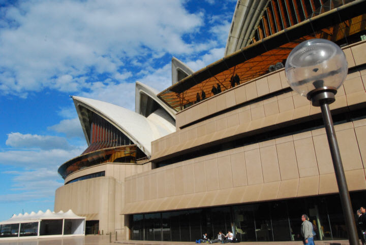 Familiar Shapes of the Ocean, Sea and Sky add to the visual impact of the Opera House