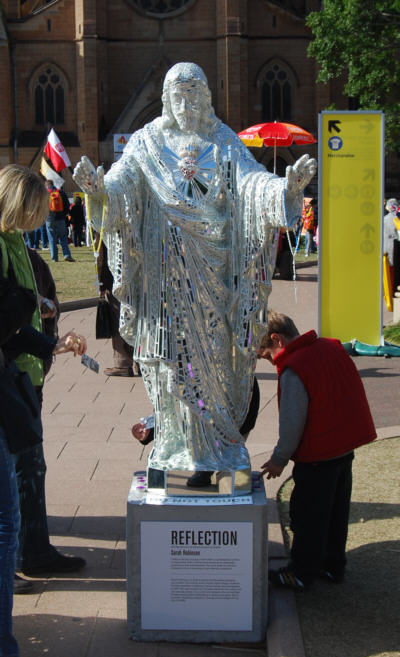 Reflection: Statue of Jesus - by Sarah Robinson