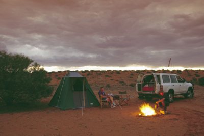 Australian Desert Camping in the Simpson