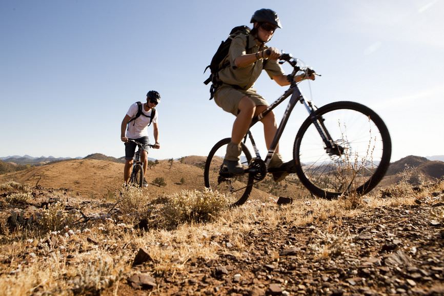 South Australia: Cycling in the Flinders Ranges  Credit:Wild Bush Luxury, Photographer: Randy Larcombe 