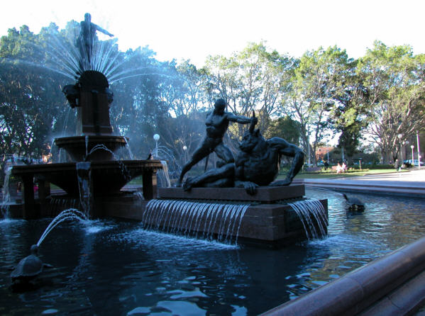 Hyde Park - The Archibald Fountain in the Sydney City Centre