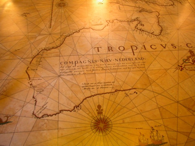 About Australia History - Early Dutch Map on Display at the Mitchell Library.