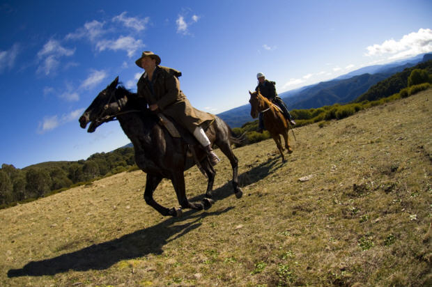Horseriding in Australia Alpine Country