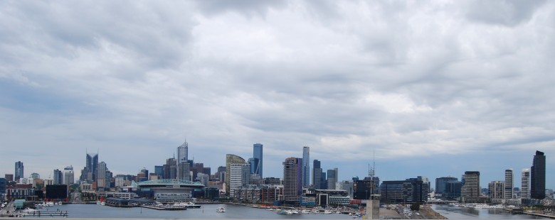 Melbourne CBD Skyline as seen from the West