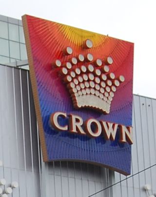 Sign outside the Crown Casino