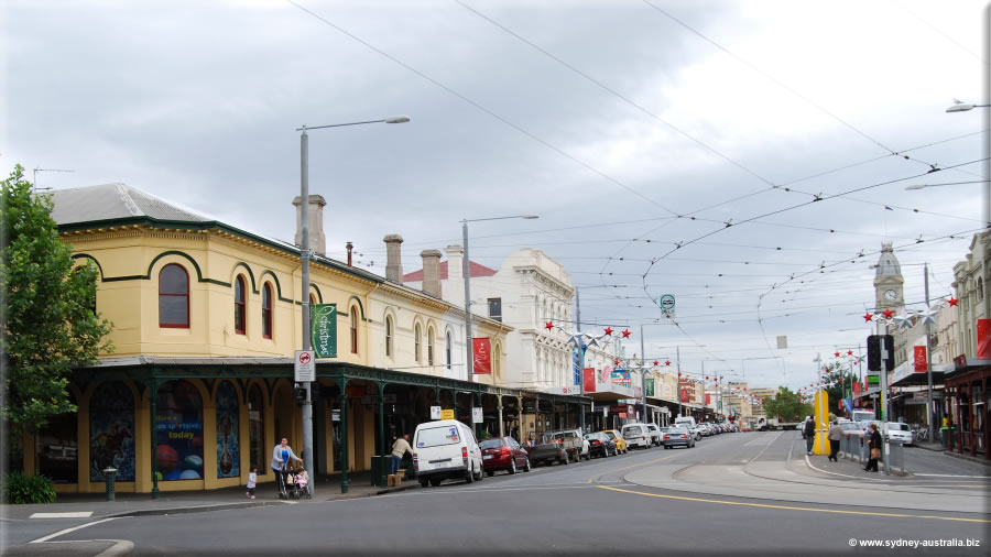 View of Victoria Street, West Melbourne